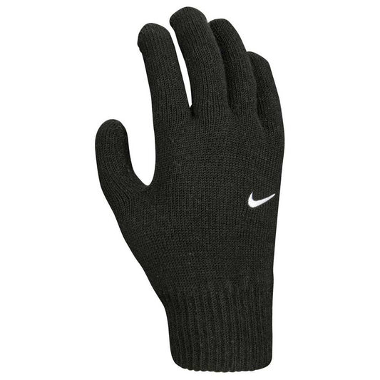 NIKE Unisex Adult YA Swoosh Knit 2.0 Gloves Black L/XL