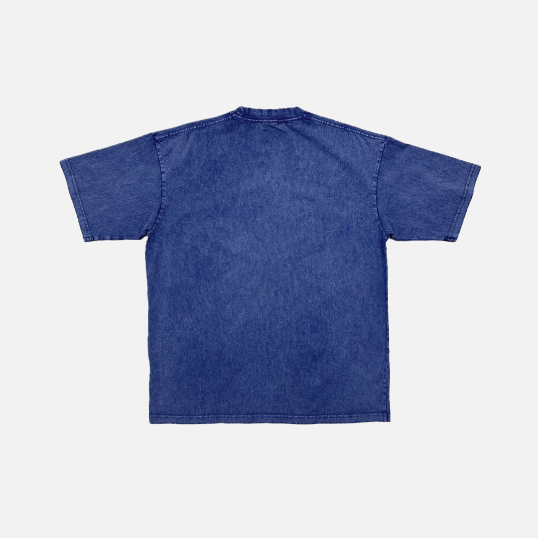 Patchwork Vintage Eye Loose Short Sleeve T-Shirt - Luxuryurbanwear