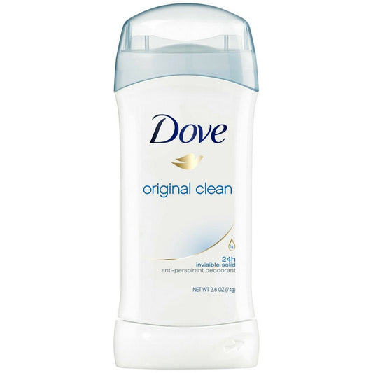 Dove Invisible Solid Deodorant Original Clean - 2.6 oz - 3 pk