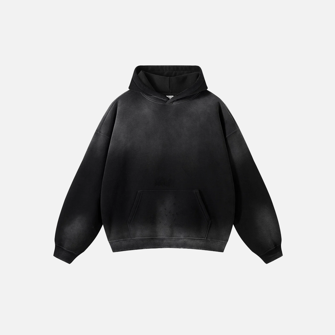 Y2K Versatile Retro Distressed Washed Hoodie - Luxuryurbanwear