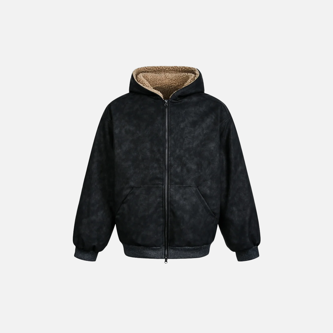 Retro High Street Double-Sided Hooded Jacket - Luxuryurbanwear