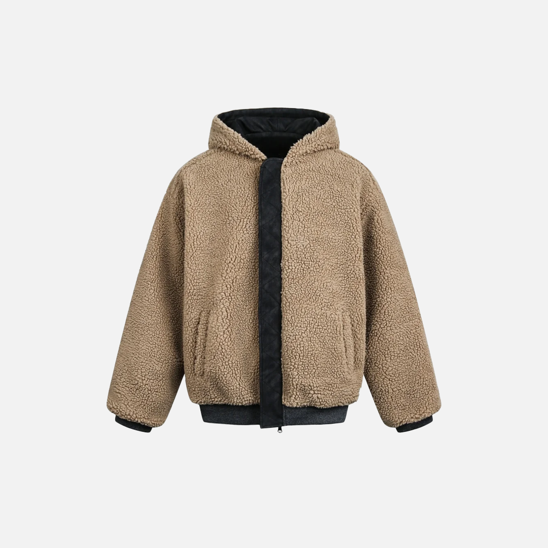 Retro High Street Double-Sided Hooded Jacket - Luxuryurbanwear