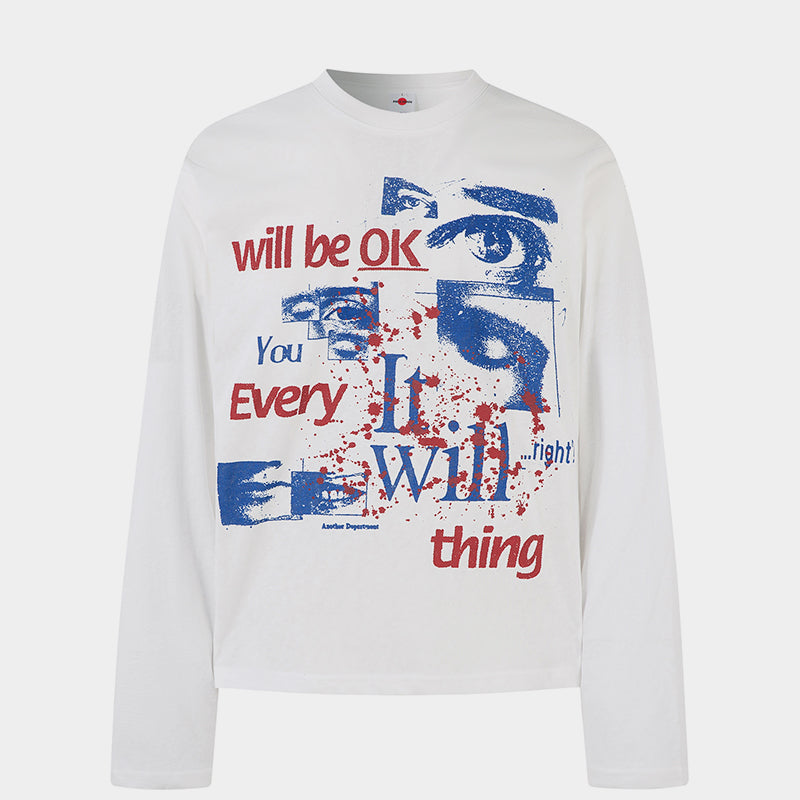 Oversized Eyes Print | Street Sweatshirt - Luxuryurbanwear