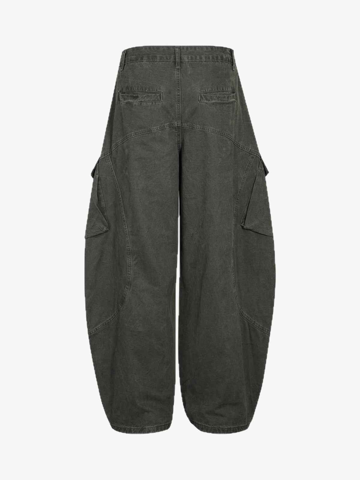 Patchwork Multi-Pocket Workwear Casual Machete Pants