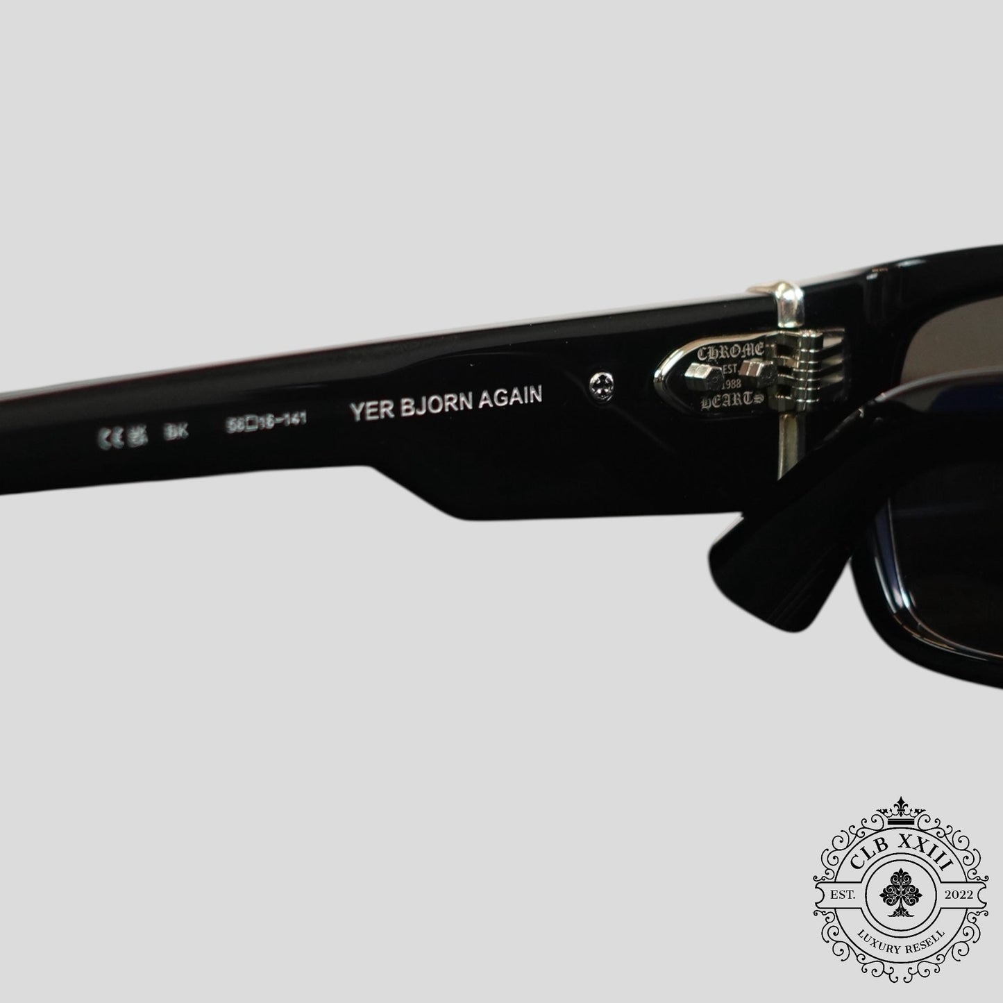 Chrome Hearts Yer Bjorn Again Sunglasses in Black