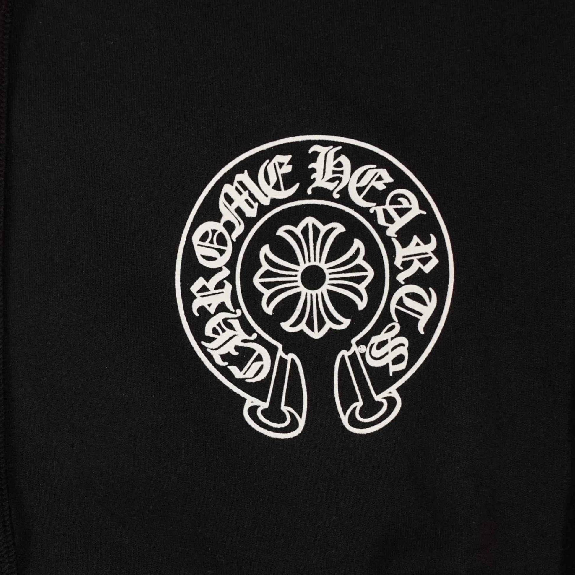 Chrome Hearts Las Vegas Exclusive Horseshoe Hoodie in Black
