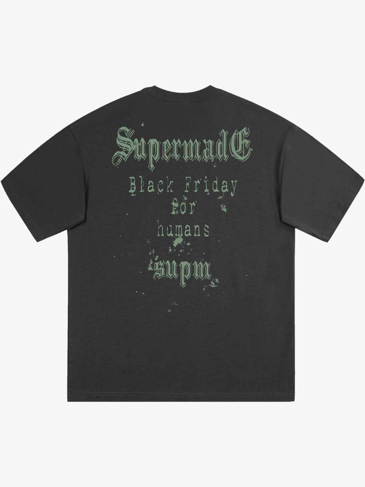 Gothic Skull Spiderweb Graphic T-Shirt