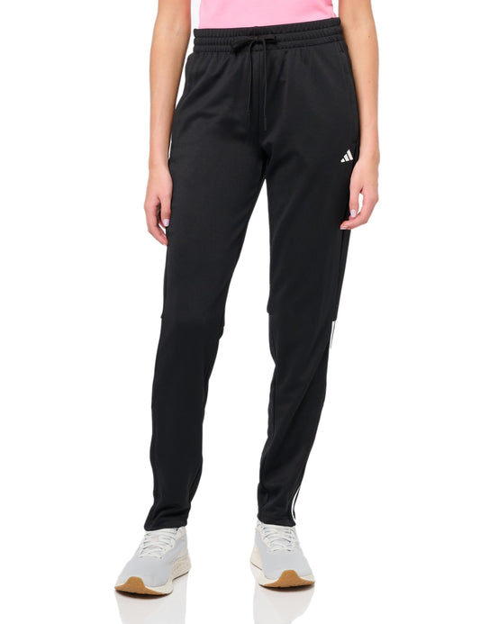 adidas Womens Sereno Cut 3-Stripes Slim Tapered Pants Black/White