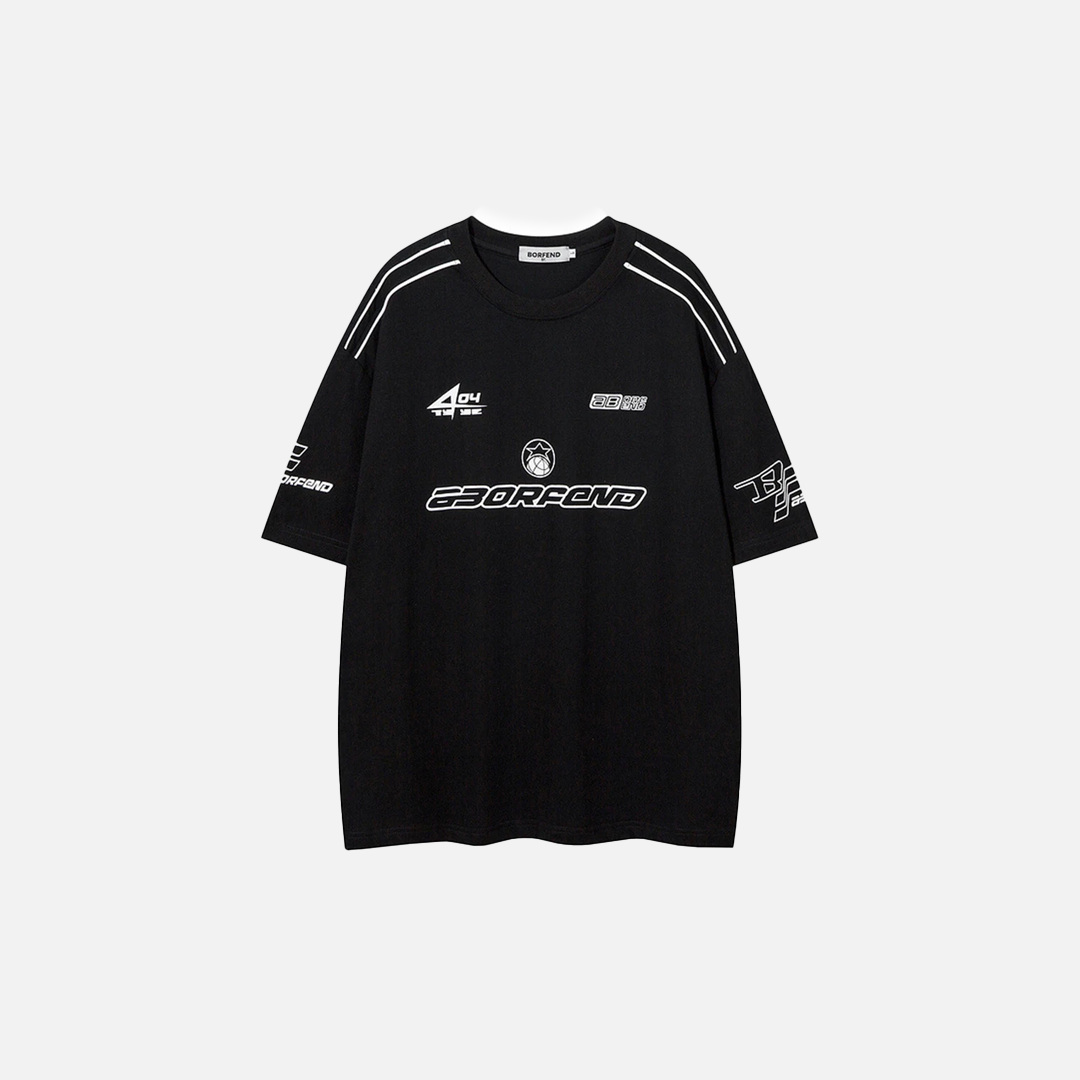 Y2K Essential Urban Hip Hop Sports Style T-Shirt - Luxuryurbanwear