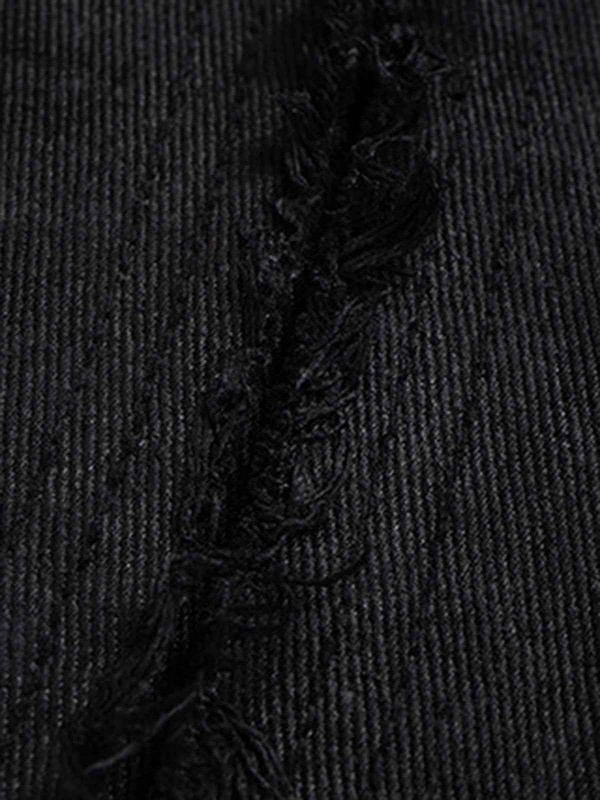 Waxed Baggy Side Whisker Jeans - 2439