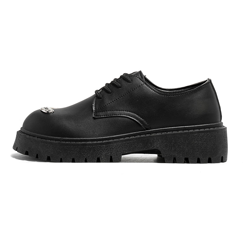 MLB LTHR-18 Metal-Plated Combat Boots - Luxuryurbanwear