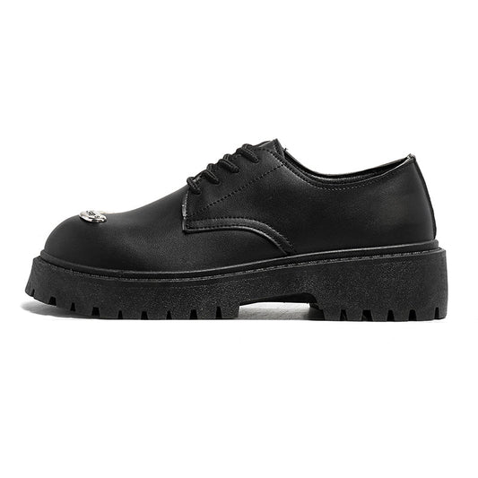 MLB LTHR-18 Metal-Plated Combat Boots - Luxuryurbanwear