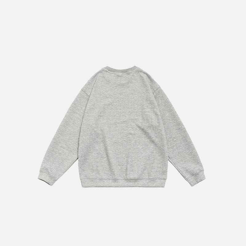 Sweat Solid Embroidered