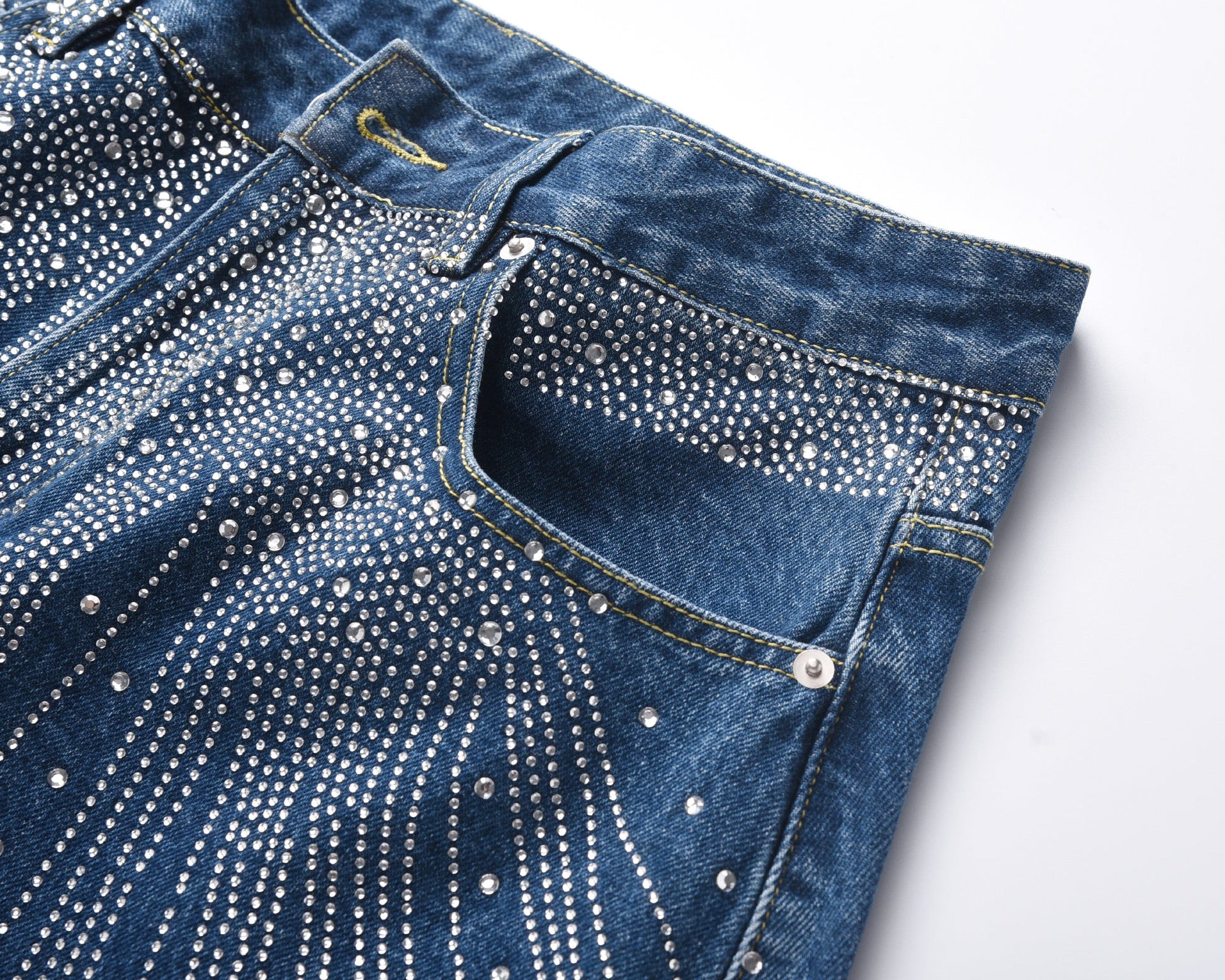 Night Glow Sparkle | Baggy Jeans - Luxuryurbanwear