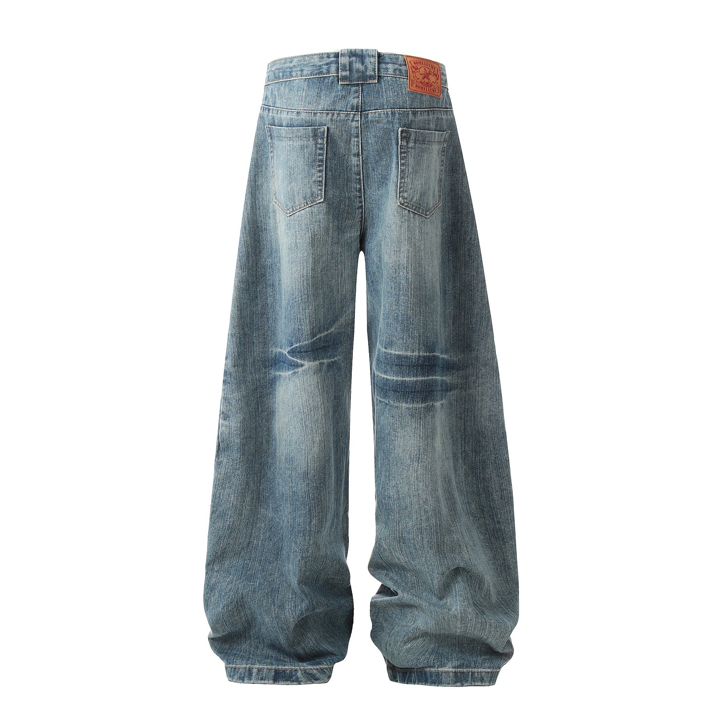 Washed Wide Leg | Vintage Denim Jeans - Luxuryurbanwear