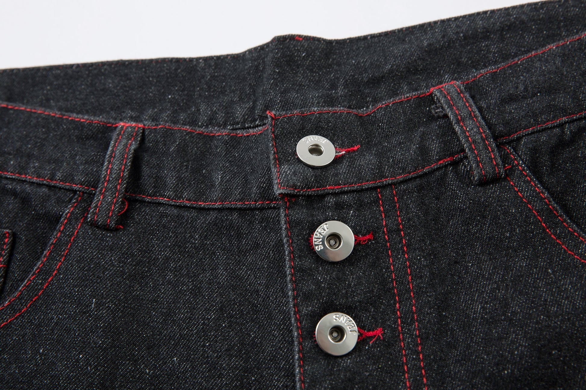 Iron Cross Embroidered | Baggy Jeans - Luxuryurbanwear