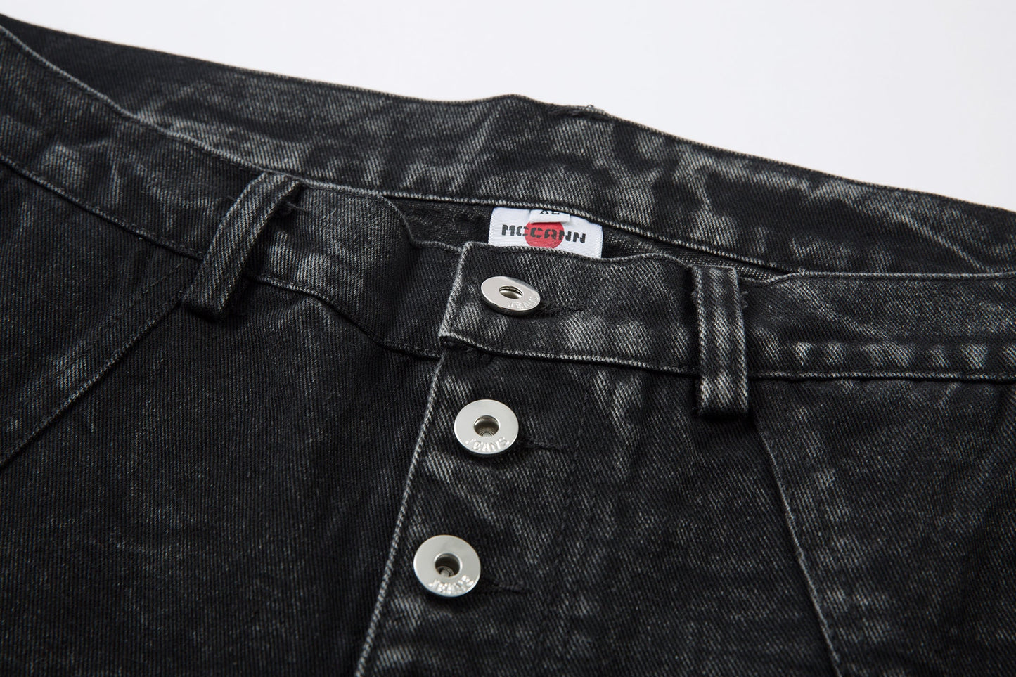 Crinkle Washed Structure | Baggy Jeans - Luxuryurbanwear