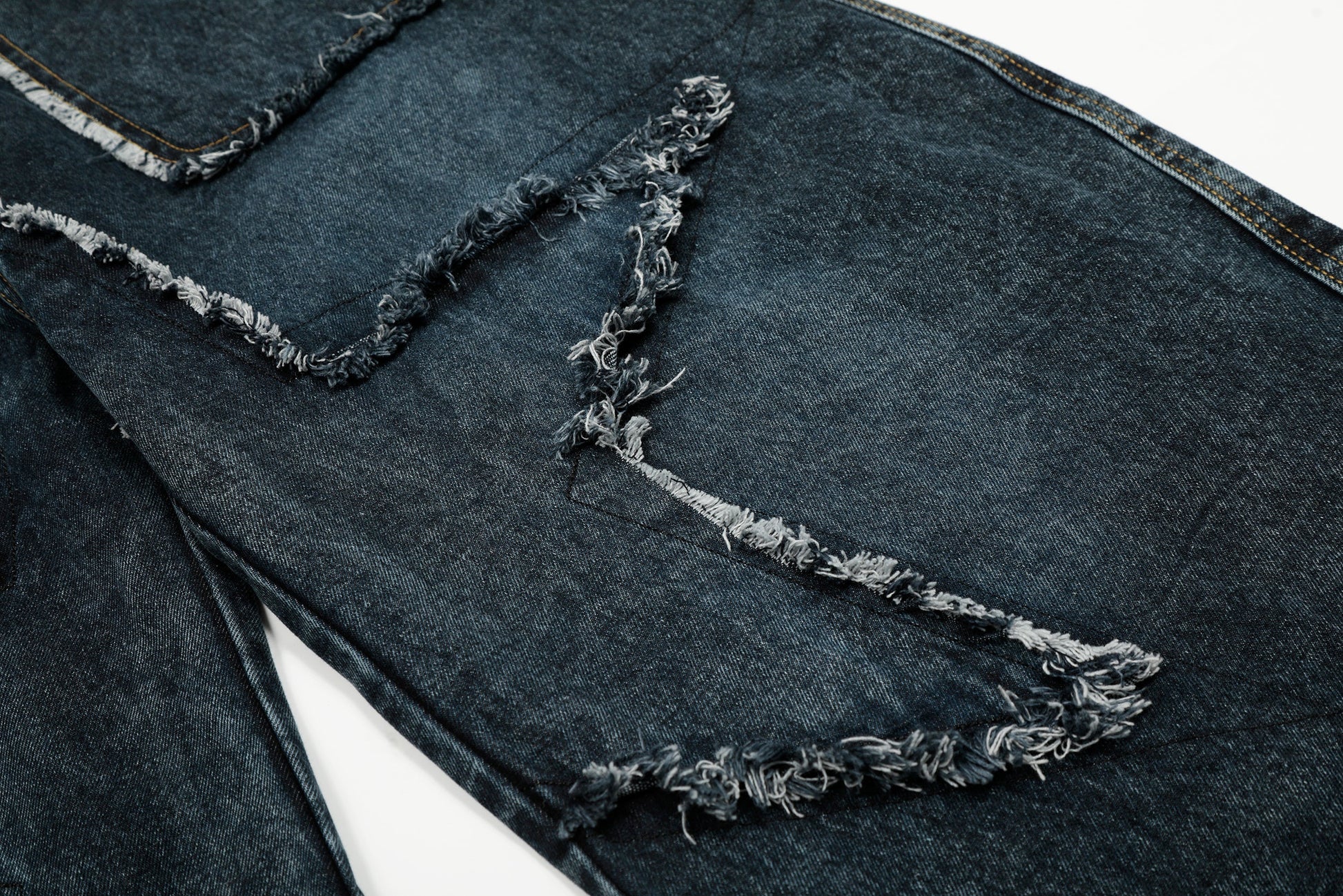 Star Patch Destroyed | Baggy Jeans - Luxuryurbanwear
