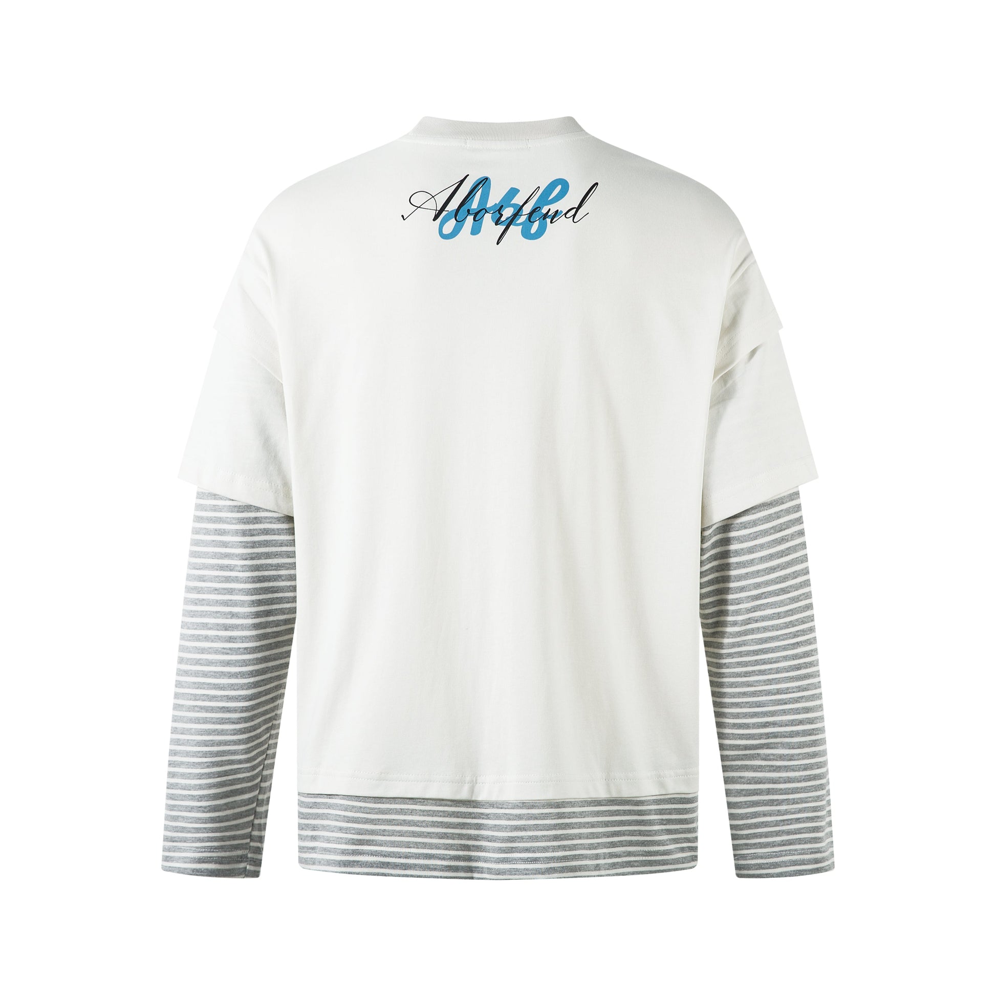 Punk Letters Patchwork | Stripe Sweatshirt - Luxuryurbanwear