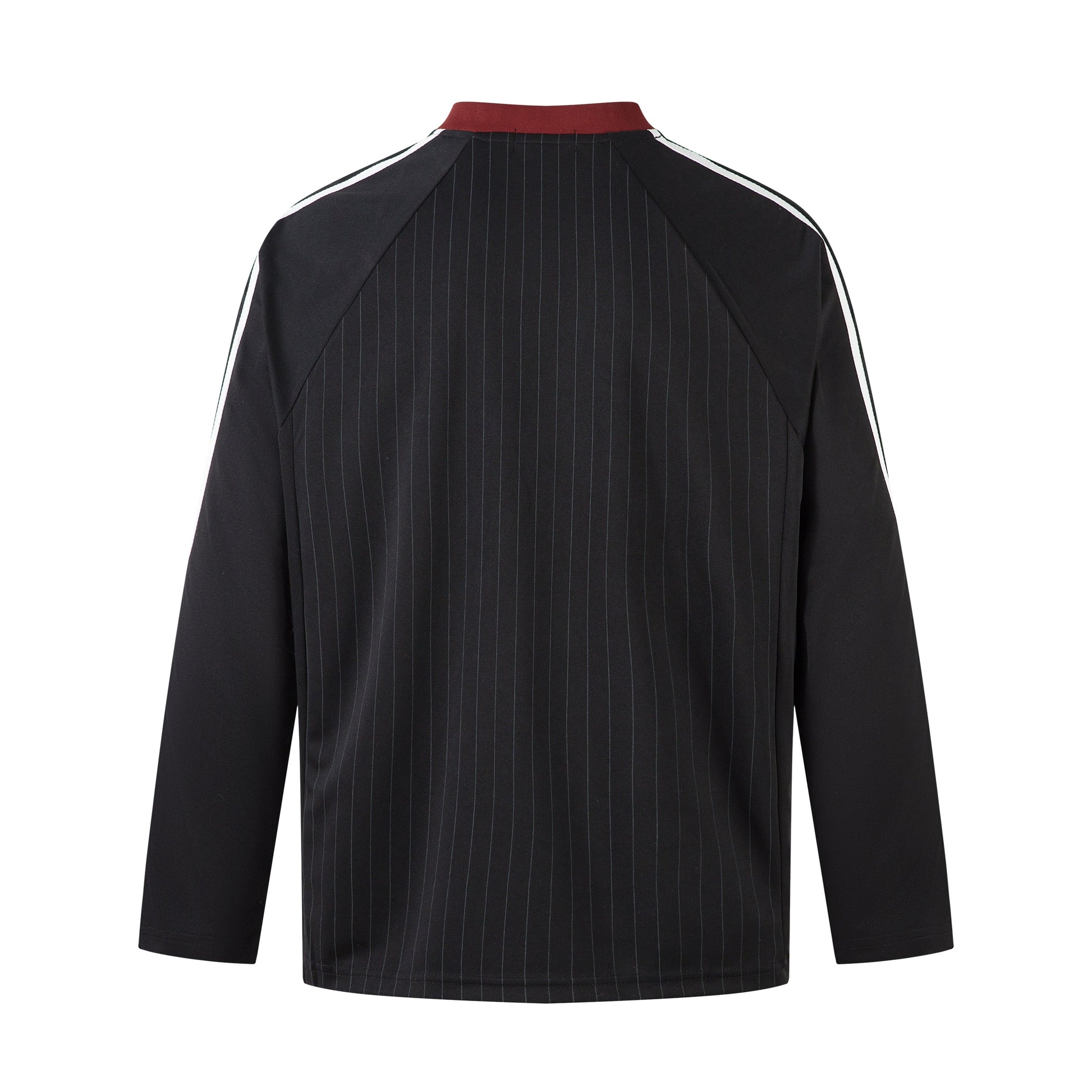 Athletic Stripe Embroidery | Racing Sweatshirt - Luxuryurbanwear