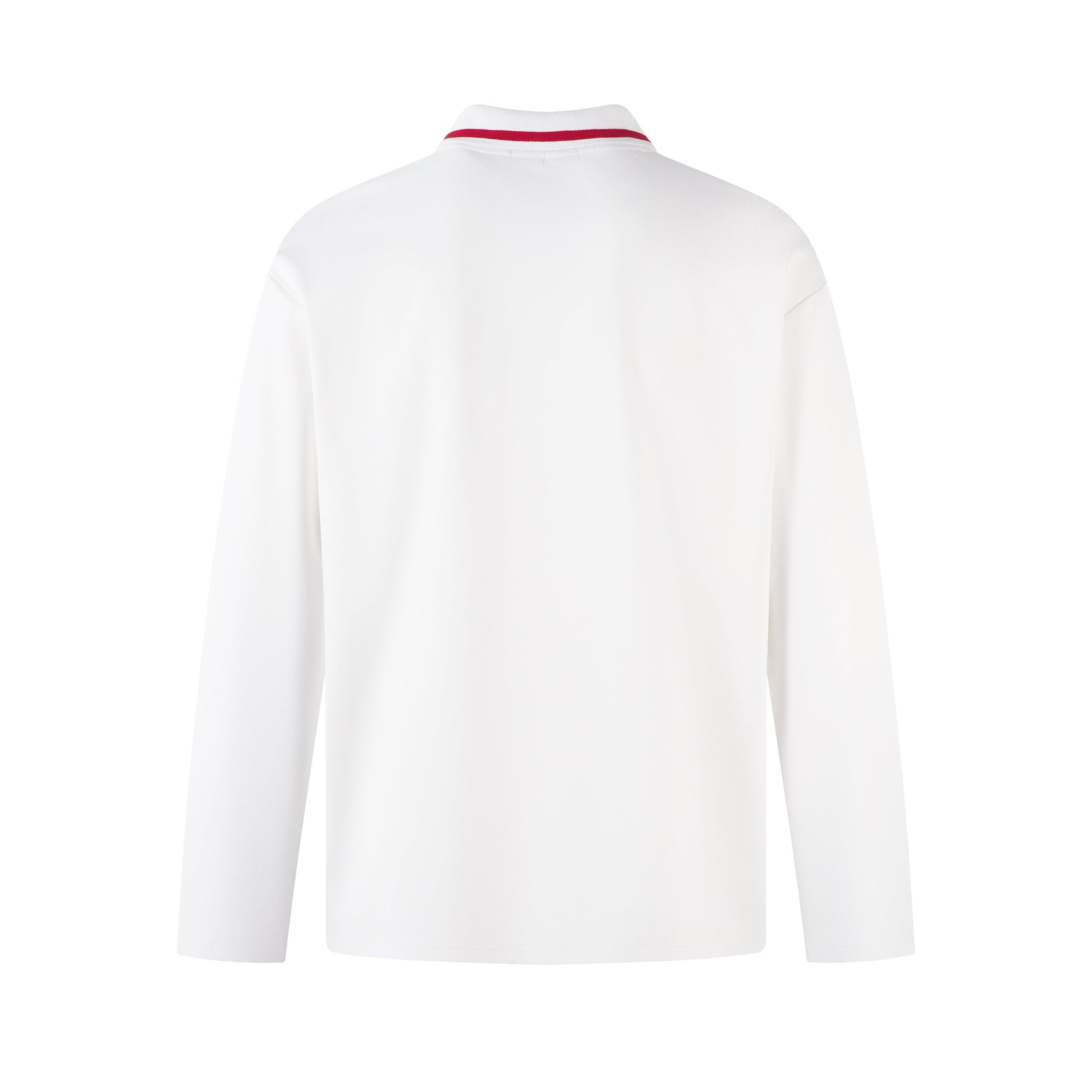Colorblock Striped Athletic | Polo Sweatshirt - Luxuryurbanwear