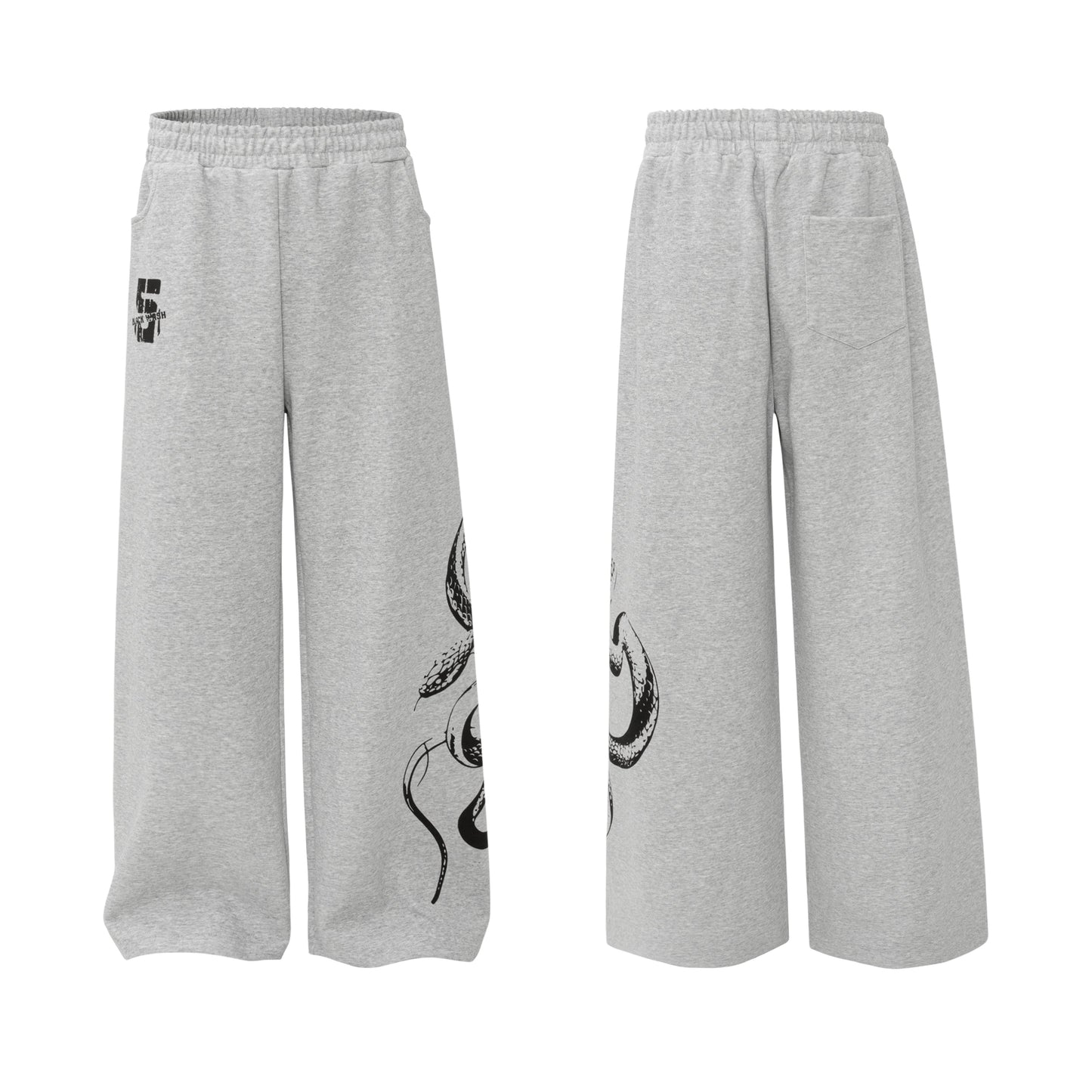 Snake Print | Baggy Sweatpants - Luxuryurbanwear