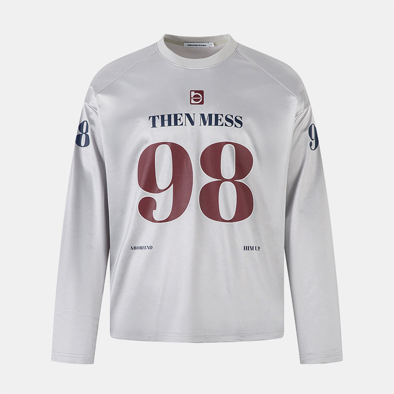 98 Typography Sports | Racing Sweatshirt - Luxuryurbanwear