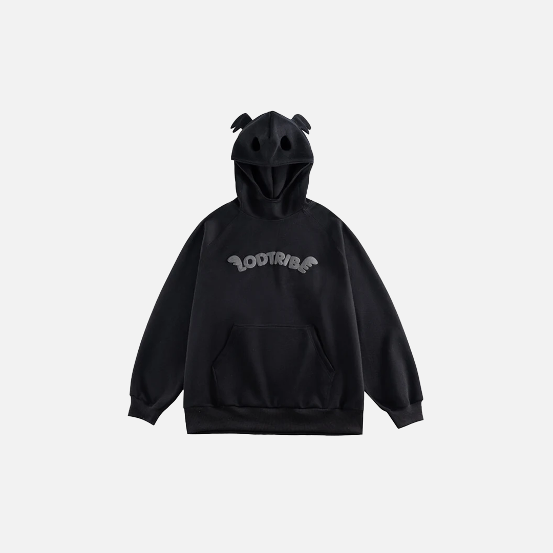 Streetwear Spring Oversized Fleece Casual Hoodie - Luxuryurbanwear