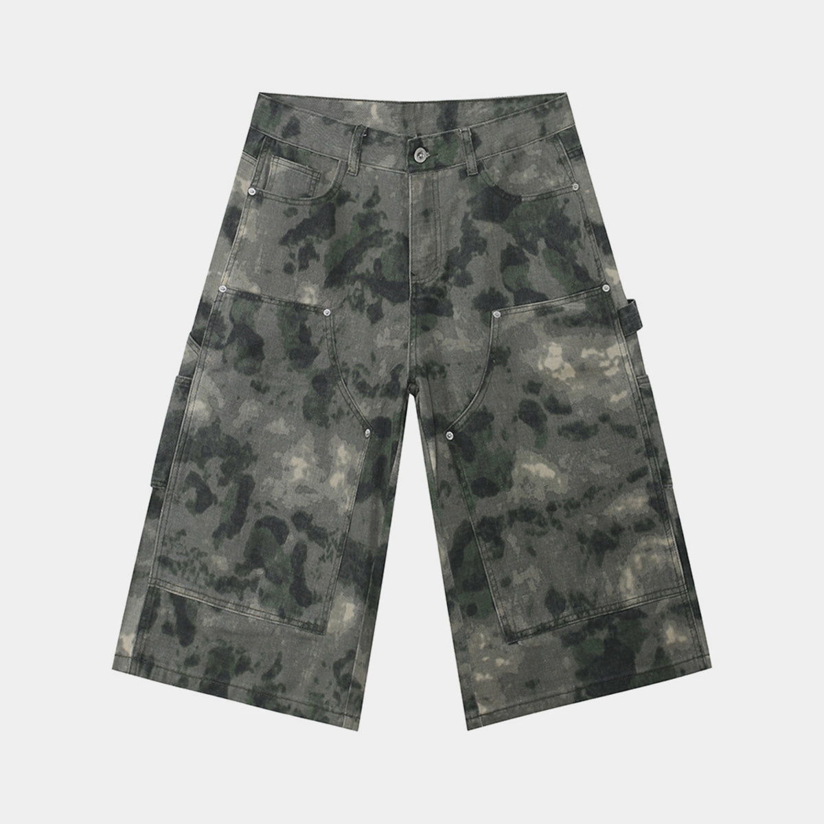 Ink Camo Utility | Cargo Shorts - Luxuryurbanwear