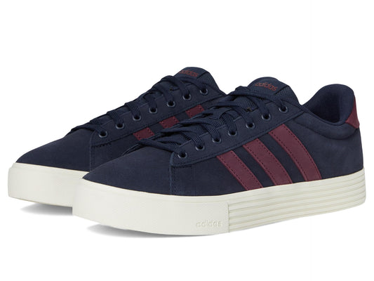 adidas Unisex Daily 4.0 Sneaker Ink/Maroon/Off White 10 US Men