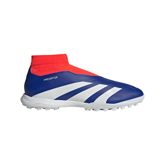 adidas League Laceless Turf Sneaker Lucid Blue/White/Solar Red 12