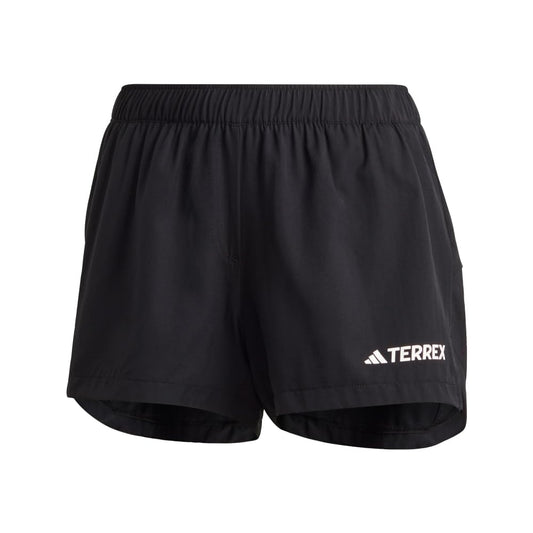 adidas Womens Terrex Multi Trail Running Shorts Black X-Large/3" Inseam