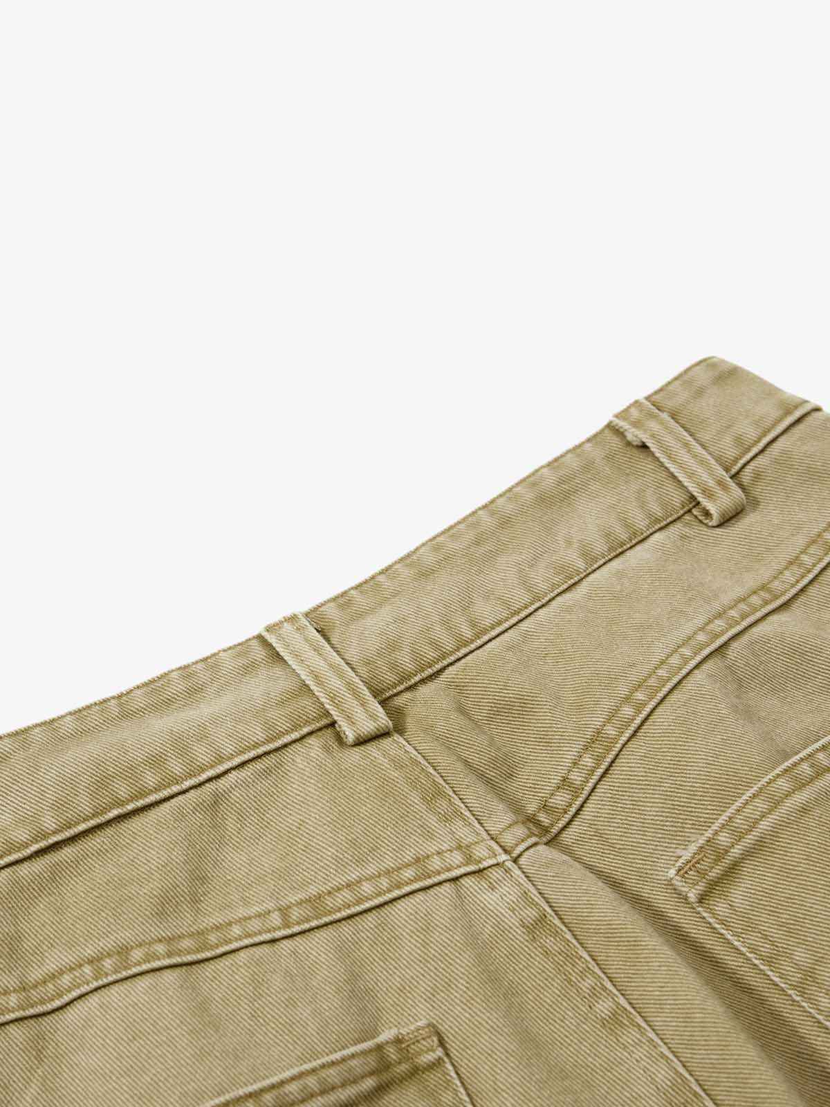 Street Detachable Belt Baggy Pants