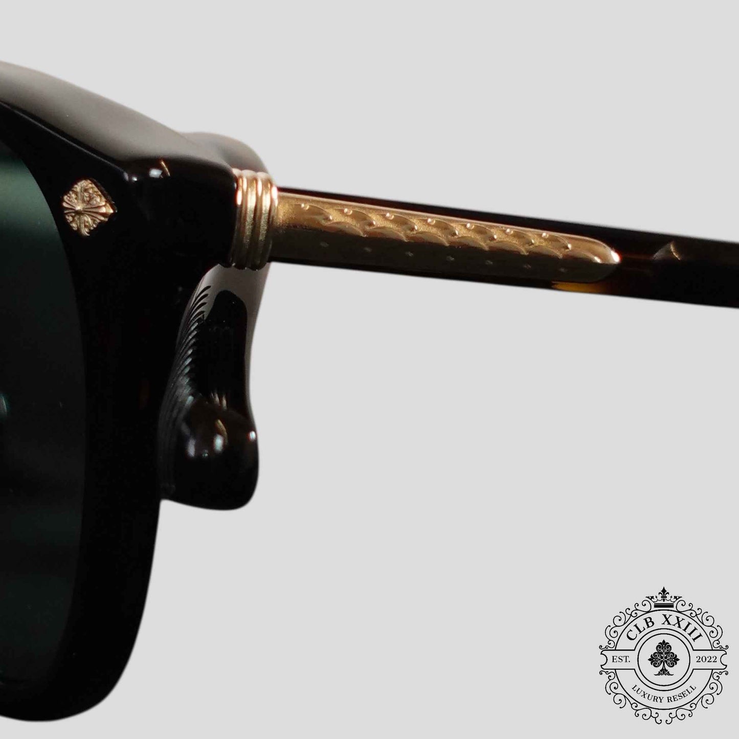 Chrome Hearts Just In Sunglasses in Tortoise