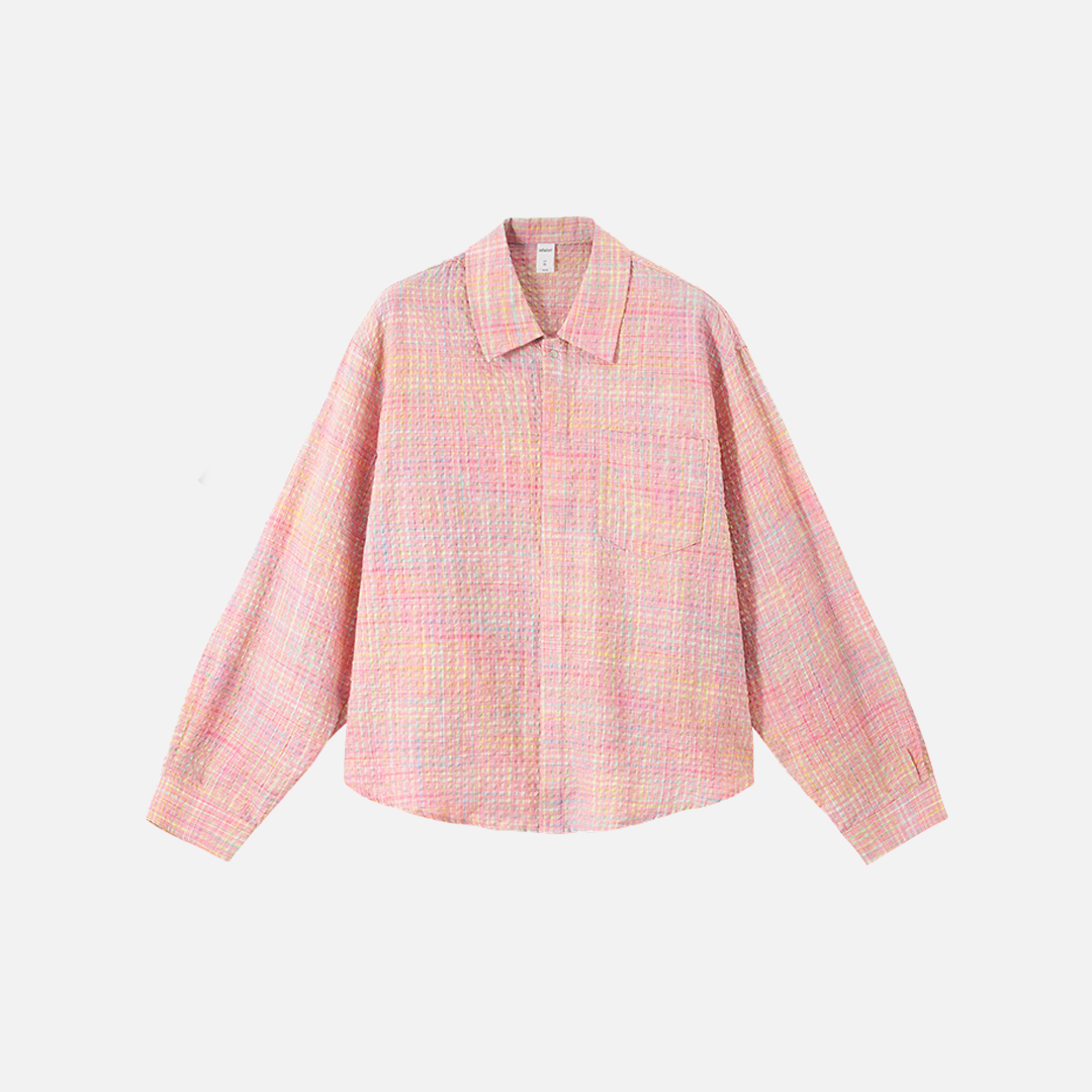Stylish Plaid Button-Up Fall Casual Shirt - Luxuryurbanwear