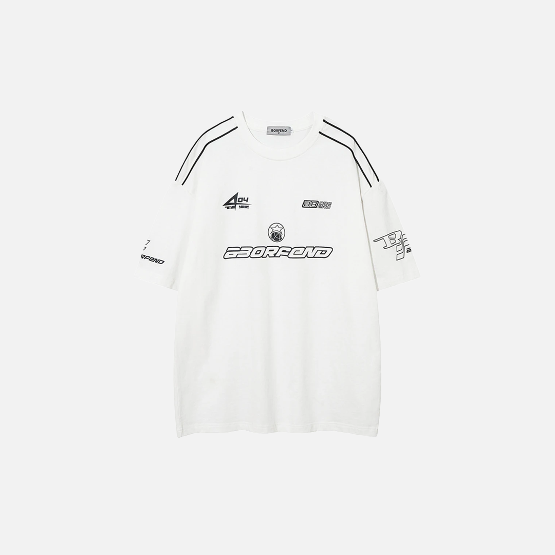 Y2K Essential Urban Hip Hop Sports Style T-Shirt - Luxuryurbanwear