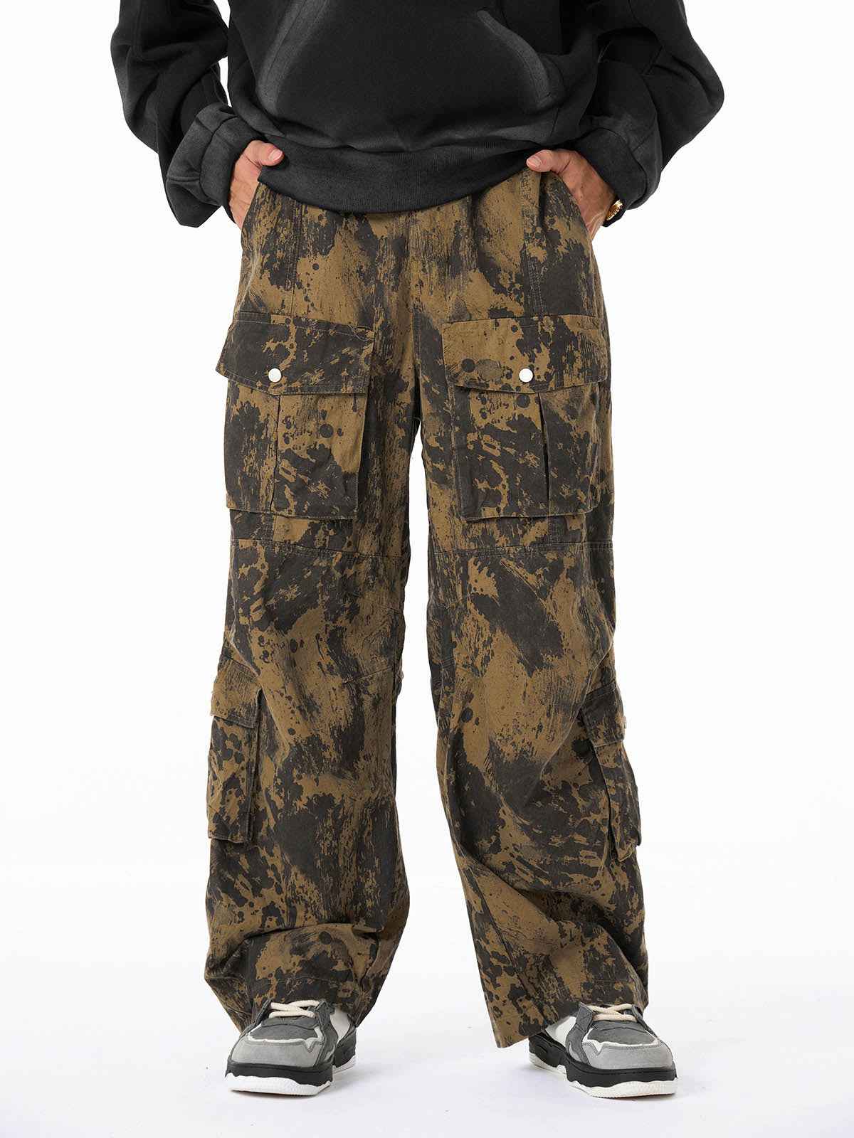 Hip-Hop Camouflage Multi-Pocket Cargo Pants