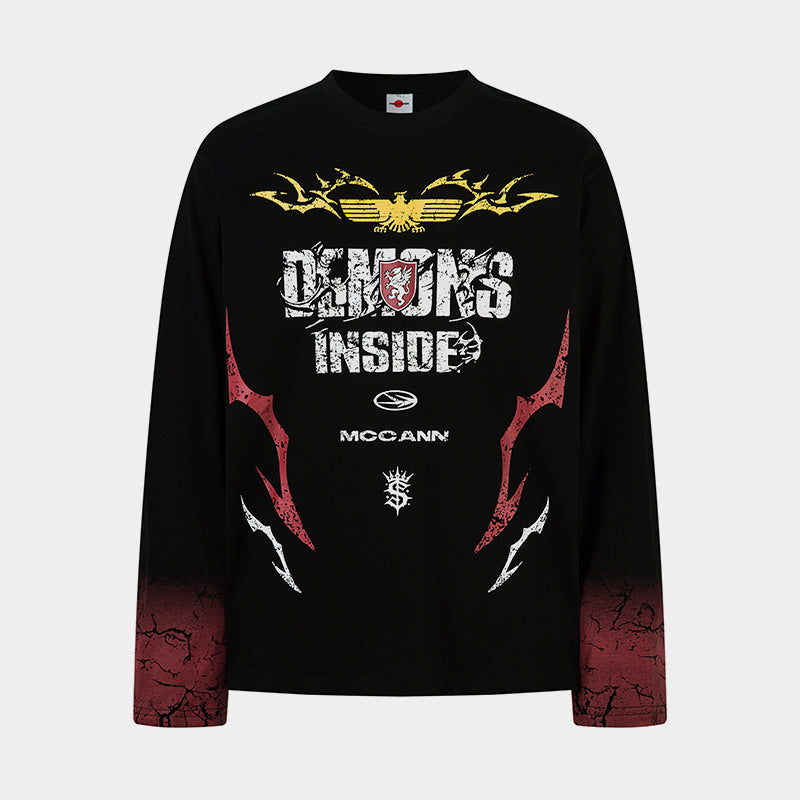 Edgy Gothic Print | Hiphop Sweatshirt - Luxuryurbanwear