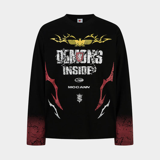 Edgy Gothic Print | Hiphop Sweatshirt - Luxuryurbanwear