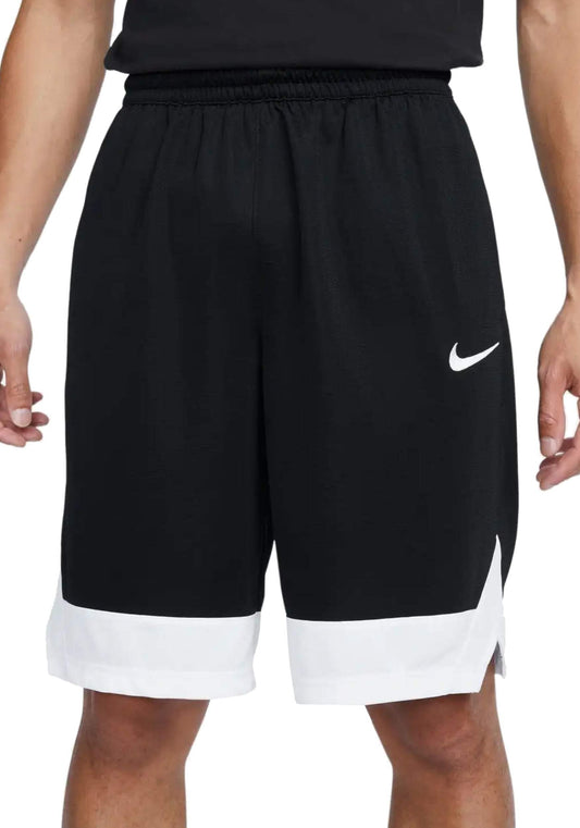 Nike Mens Dri-FIT Icon Basketball Shorts Black/White/White/White Large