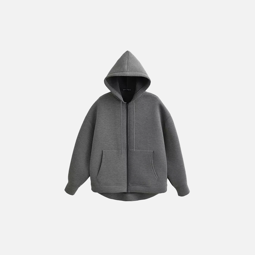 Trendy Cozy Vintage Zipper Hooded Sweatshirt - Luxuryurbanwear