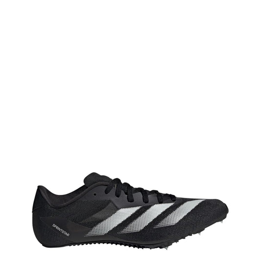 adidas Unisex Adizero Sprintstar Track and Field Sneaker Black/Zero Metallic/White 7.5 US Men