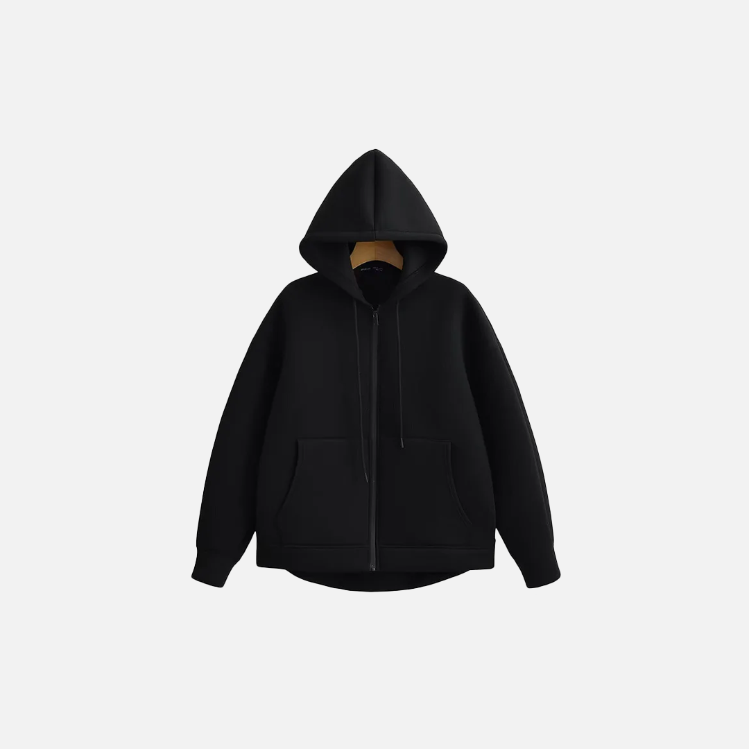 Trendy Cozy Vintage Zipper Hooded Sweatshirt - Luxuryurbanwear