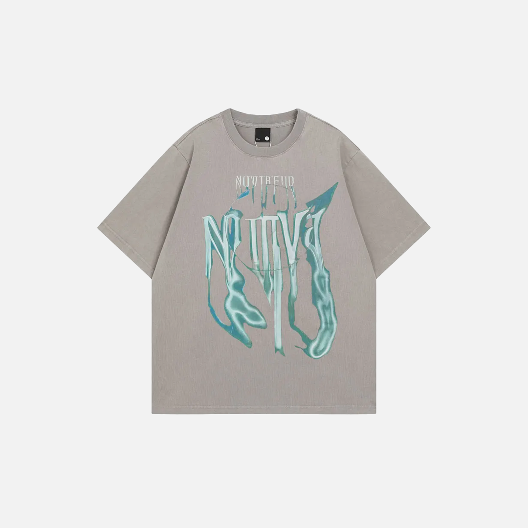 Oversized Cozy Grunge Graphic Printed T-Shirt - Luxuryurbanwear