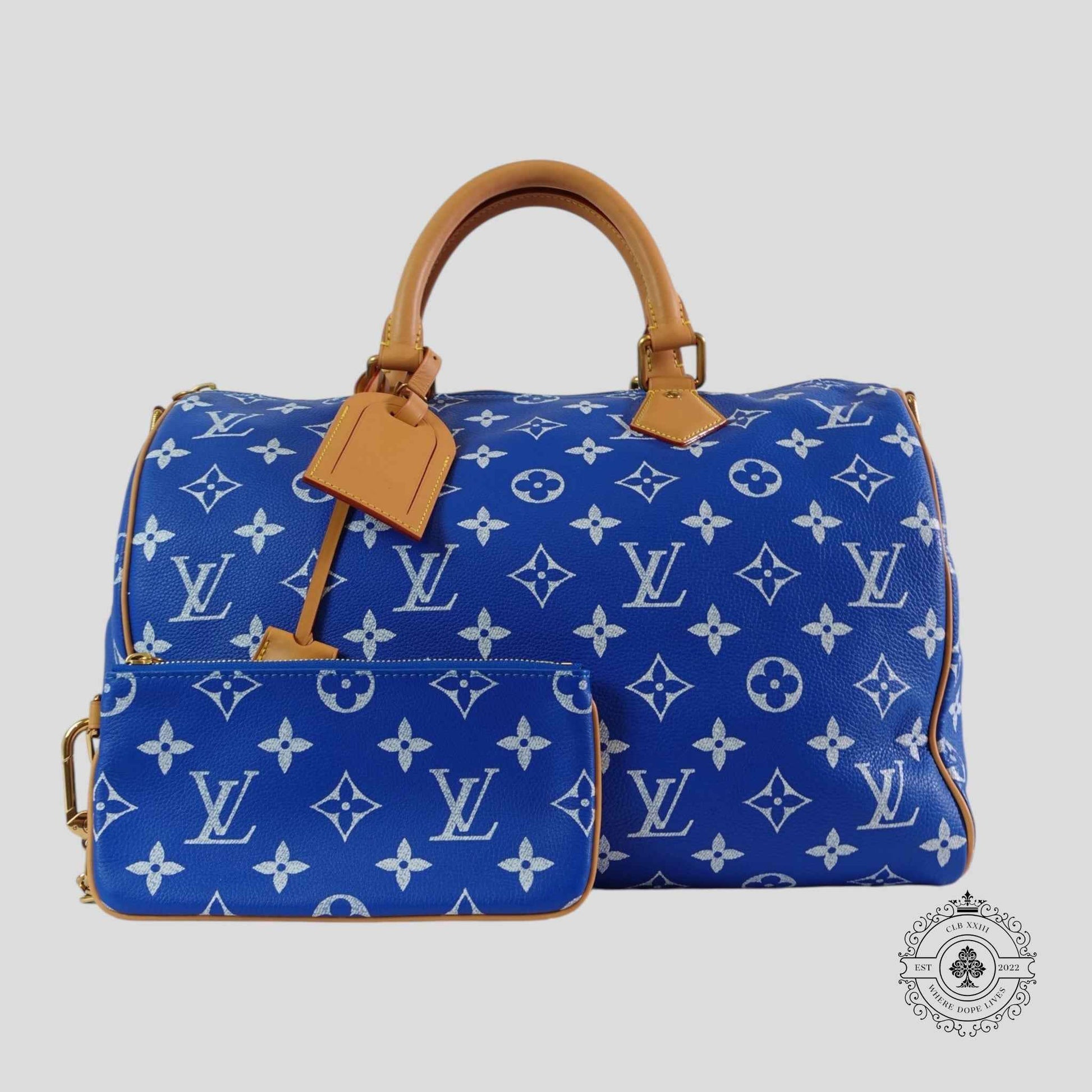 Louis Vuitton Speedy P9 Bandoulière 40 in Blue