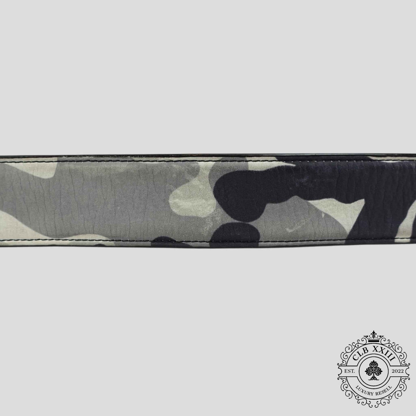 Chrome Hearts Snow Camo Belt Strap