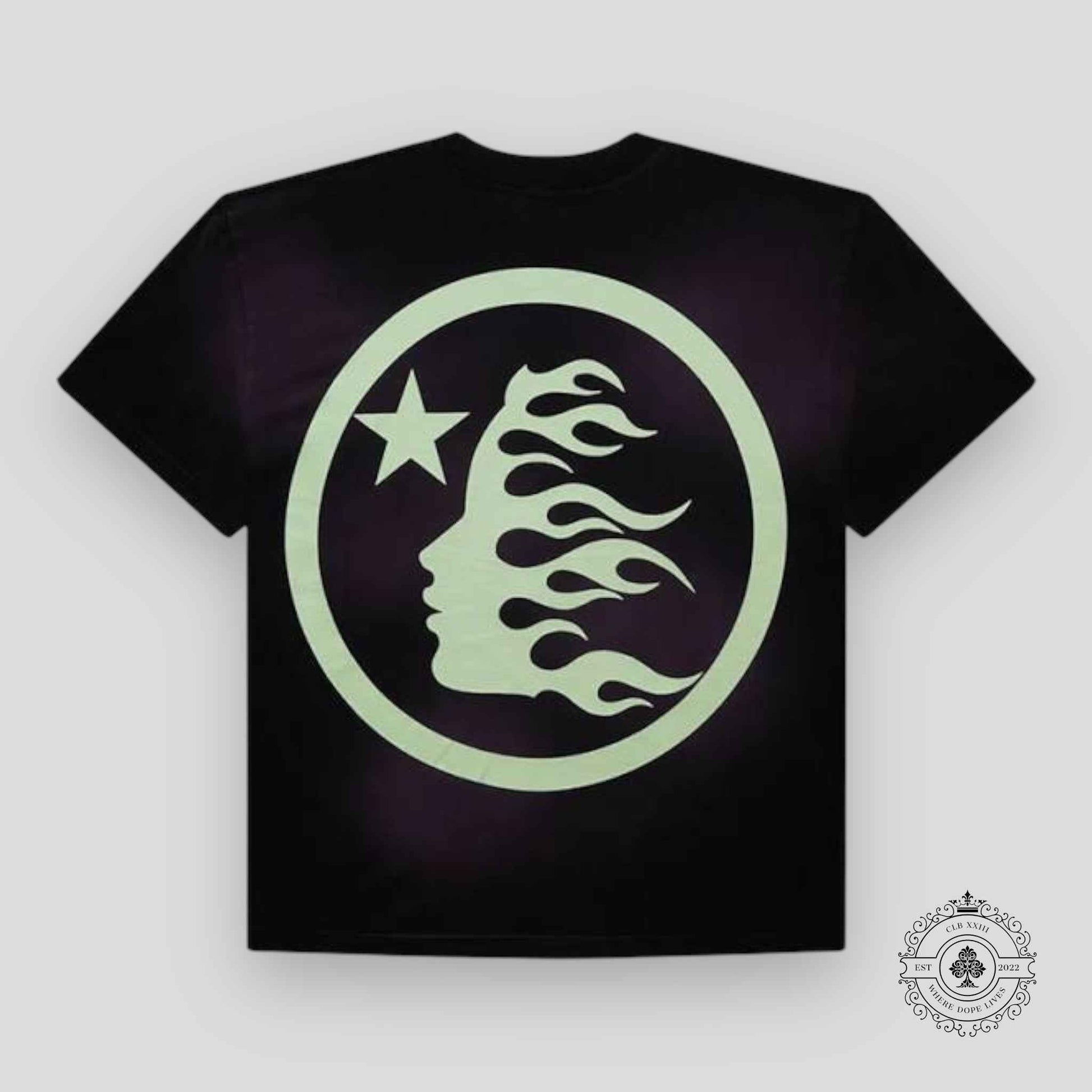 Hellstar Sports Glow In The Dark Core Logo T-Shirt in Purple