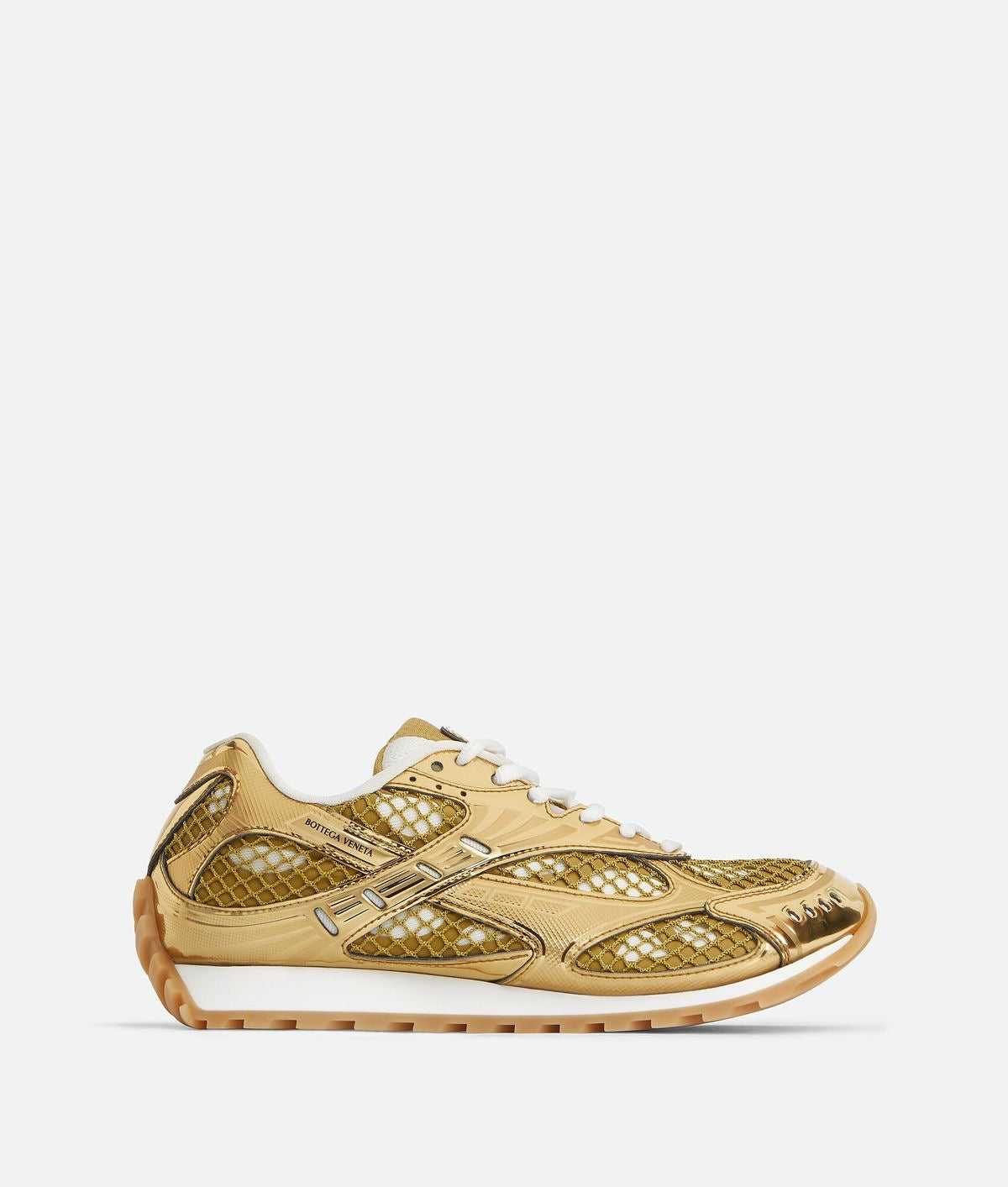 Bottega Veneta Orbit Gold Sneakers