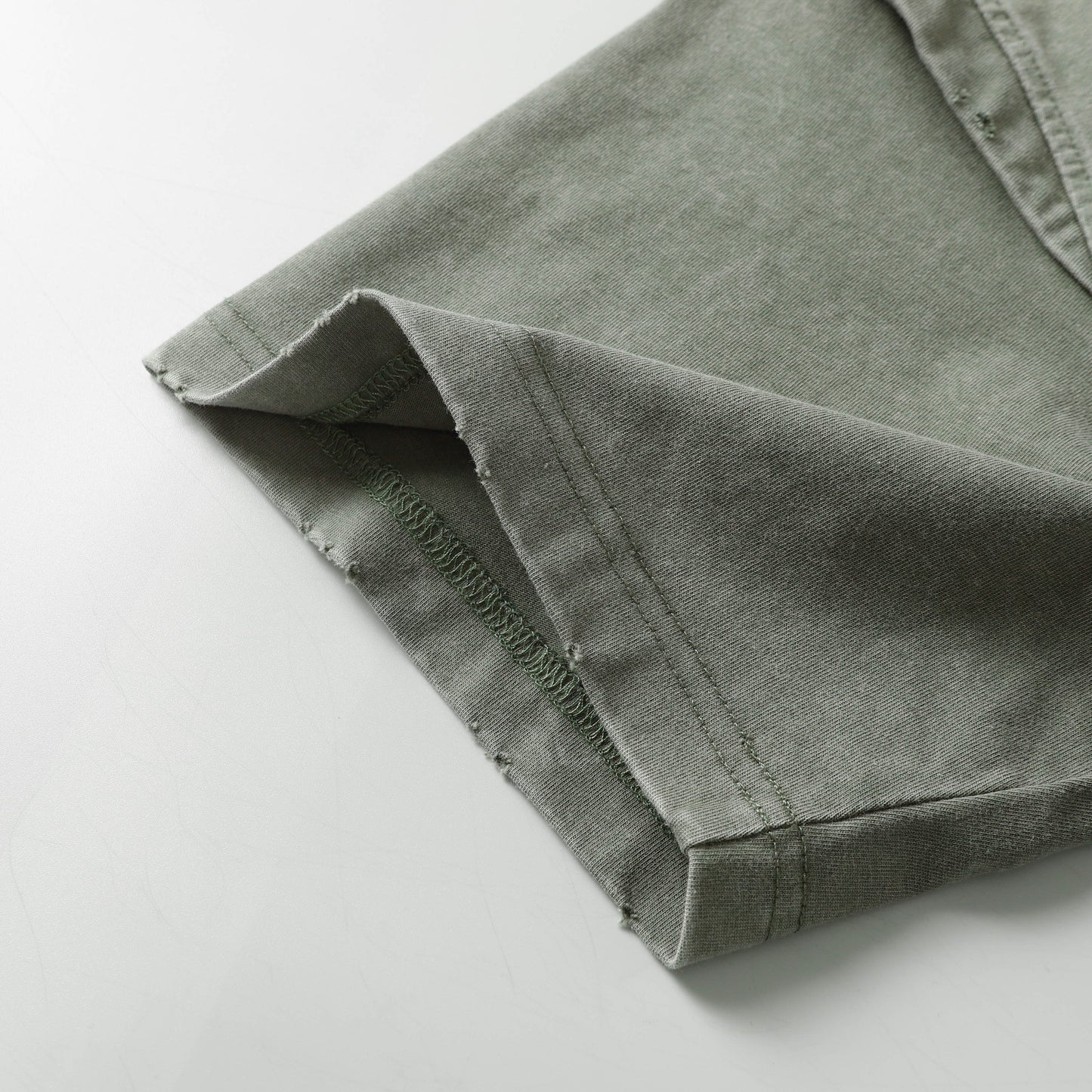 Layered Stitching | Washed T-Shirt - Luxuryurbanwear