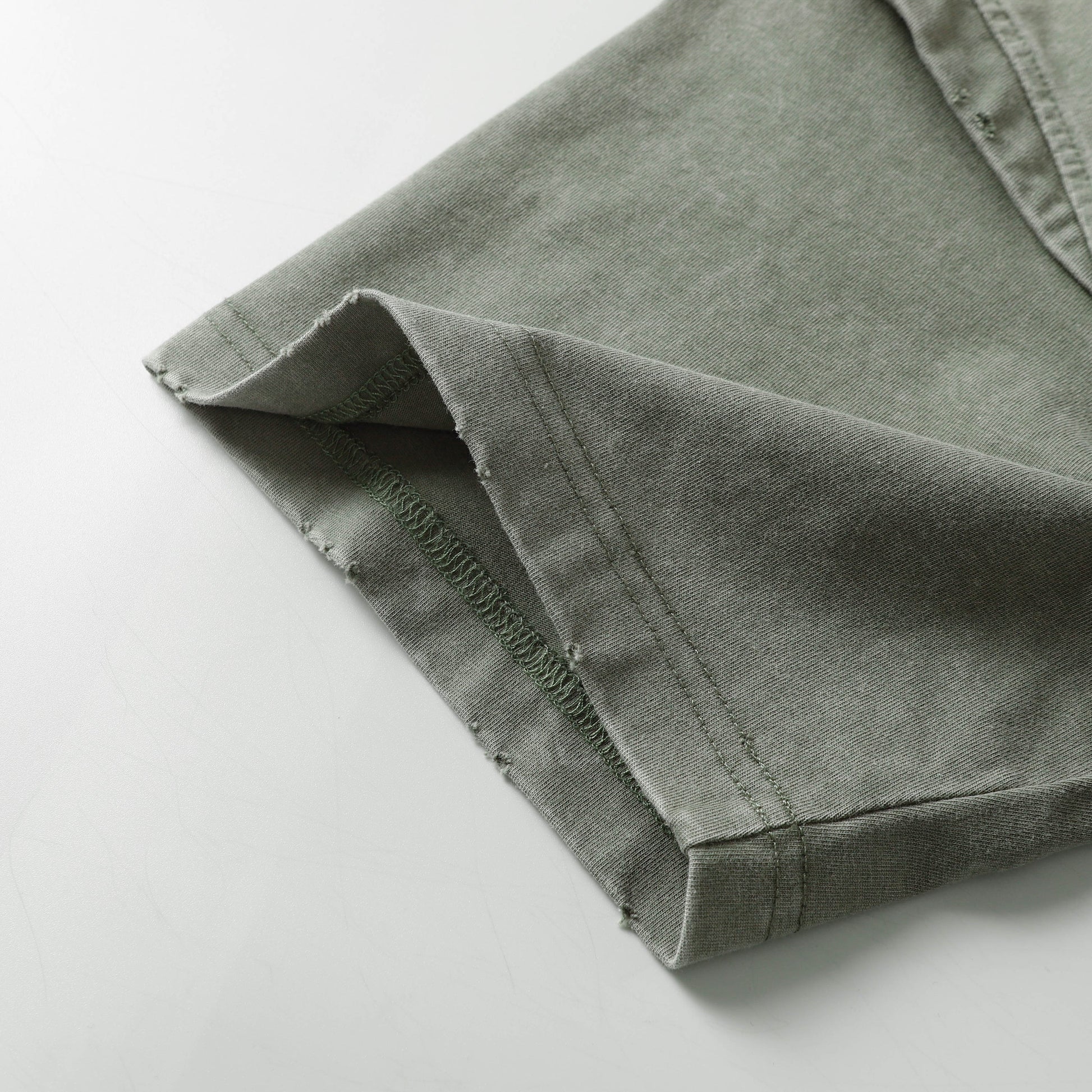 Layered Stitching | Washed T-Shirt - Luxuryurbanwear